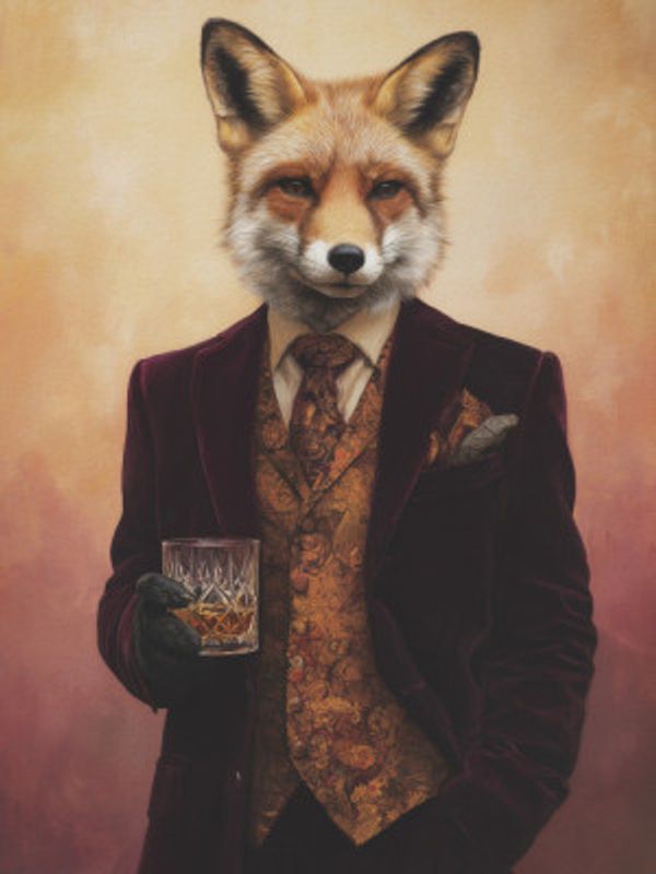 Fox In Velvet Suit