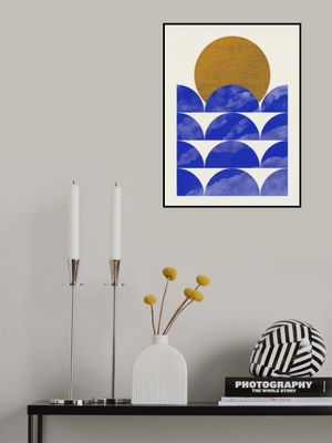 Geometrical Sunset Composition