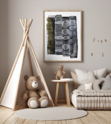 Layered Vertical Strokes