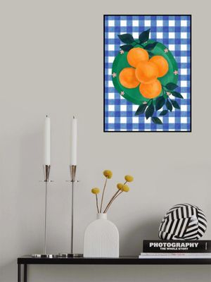 Checkered Citrus Charm