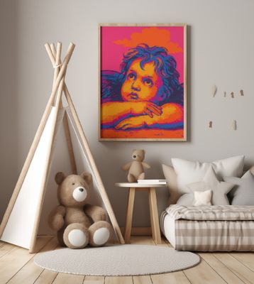 Vibrant Cherub Dreams