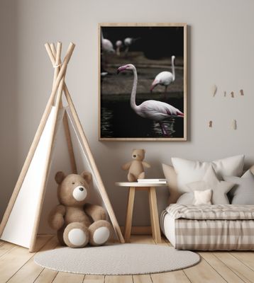 Elegant Pink Flamingo