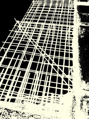 Monochrome Grid Pattern