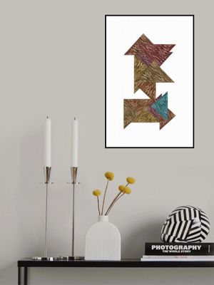 Mocha Textural Abstract 1