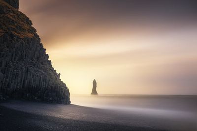 Sunrise in Reynisfjara