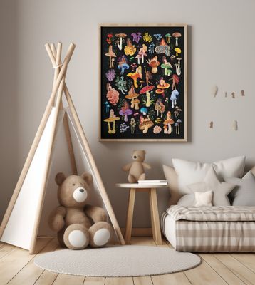 Mushroom Nymphs Dark