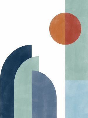 Geometric Shapes With A Minimalist Design