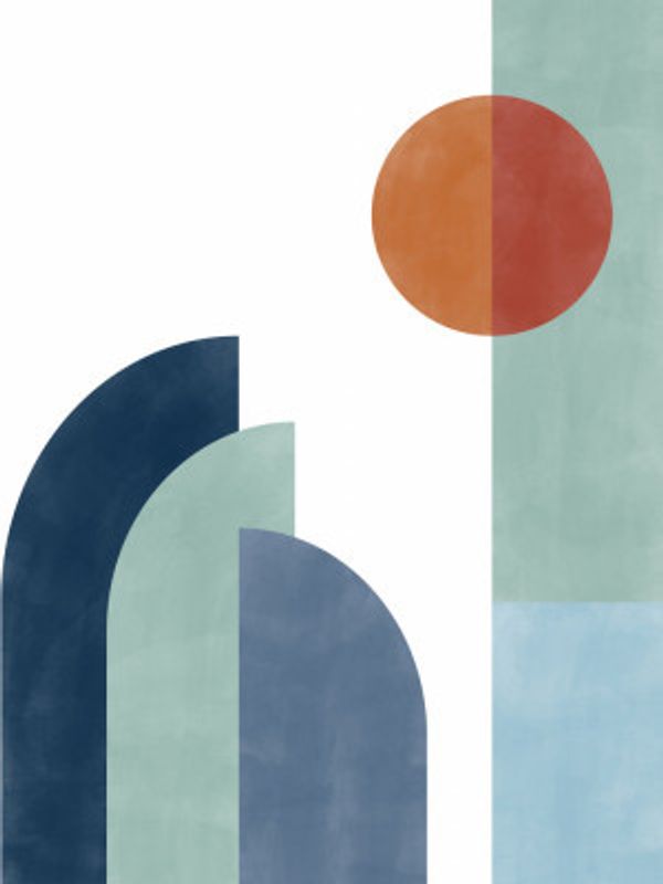 Geometric Shapes With A Minimalist Design