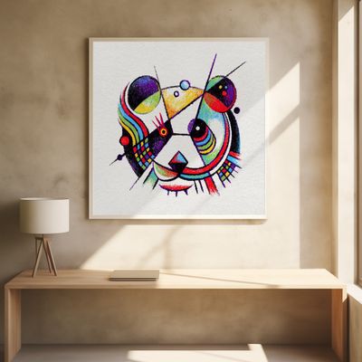 Abstract Faces   Panda