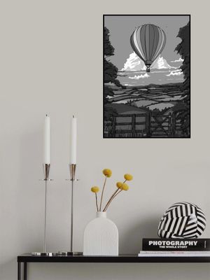 Black and White Balloon