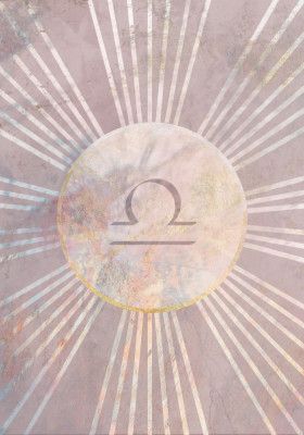 Libra Boho Star Sign Sun
