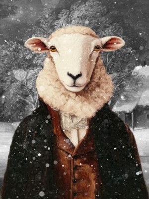 Sheep - a Winter Portrait