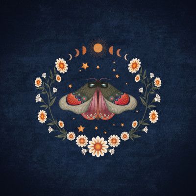 Moonlit Moth Symphony