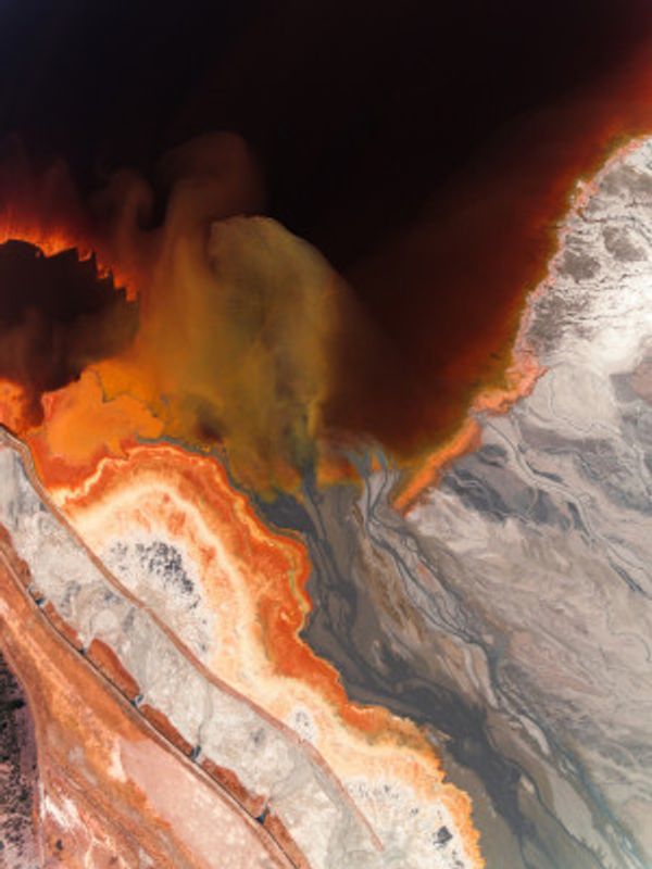 Aerial View of a Abstract Landscape