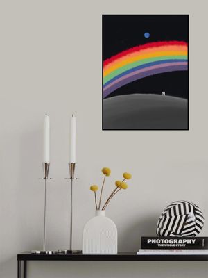 Rainbow over the galaxy