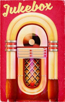 Old Jukebox Red