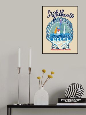 Lighthouse Beach Poster