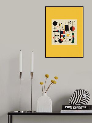 Abstract Geometry And Vibrant Colors