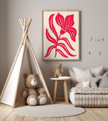 Abstract Stylized Tulip