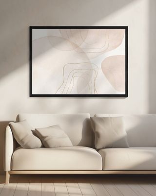 Abstract Minimalistic Art With Organic Shapes
