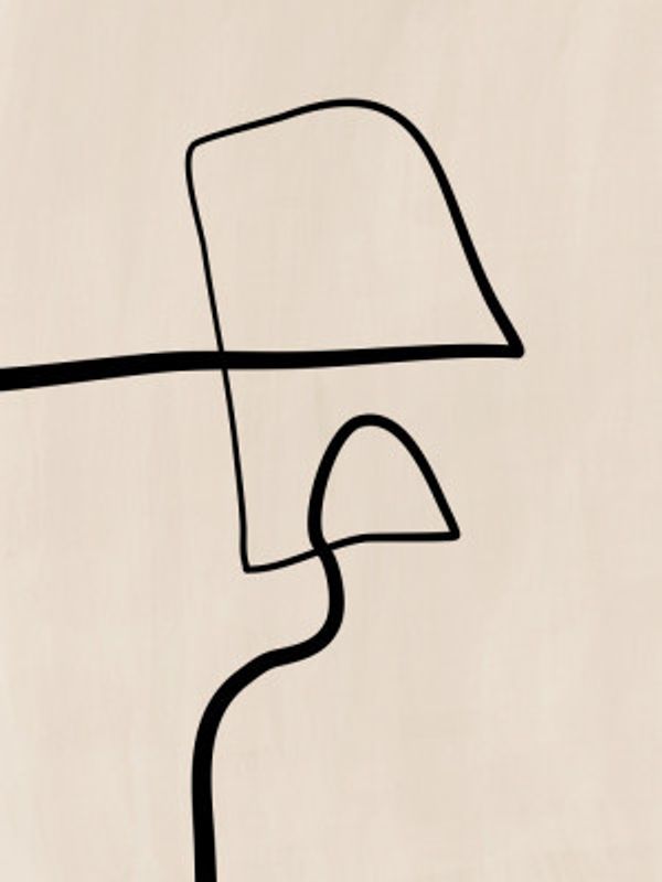 Single Black Line Artwork