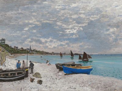 The Beach At Sainte Adresse (1867)