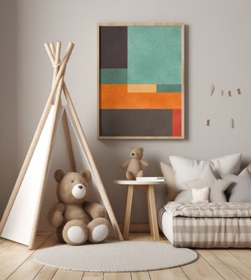 Colorful geometric composition 4