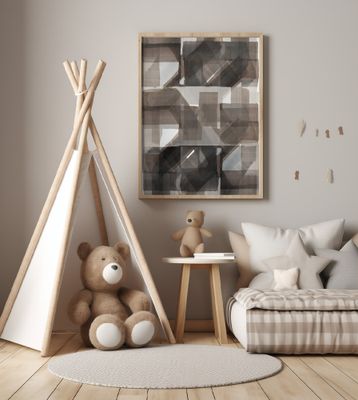 Abstract Dark Hammered 2