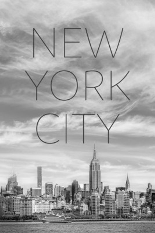 NYC Midtown Manhattan | Text &amp; Skyline