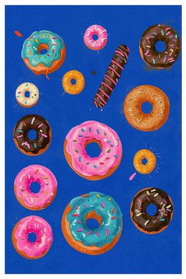 Donut Delight Canvas