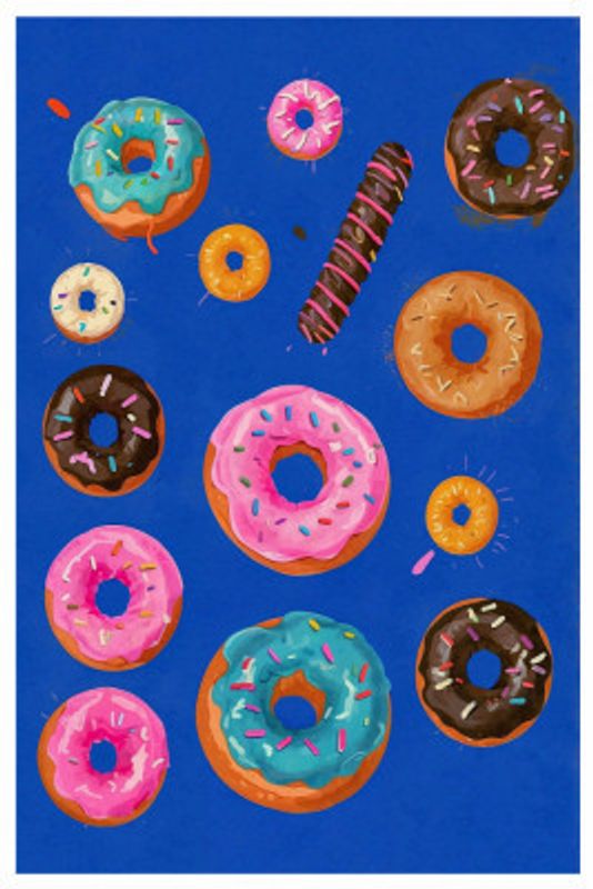 Donut Delight Canvas