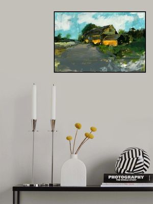 Country Barn Landscape 1