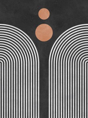 Circles on black background 3