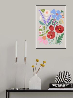 Poppies and Lavender Meadow