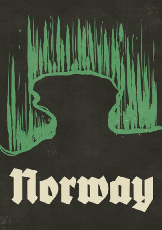 Norway Vintage Travel Poster