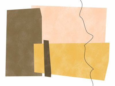 Geometric Shapes In Earthy Tones