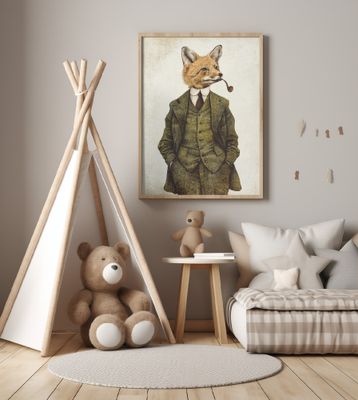 The Vintage Stylish Fox