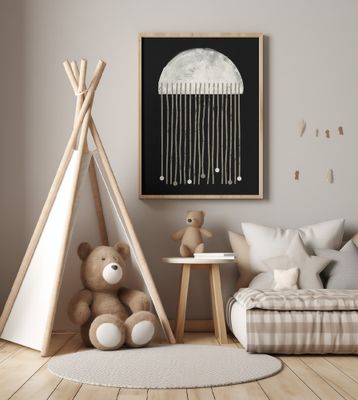 Midnight Whispers Abstraction