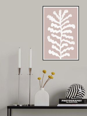 White Plant with Wavy Branches