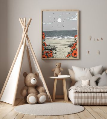 Flowers At The Beach