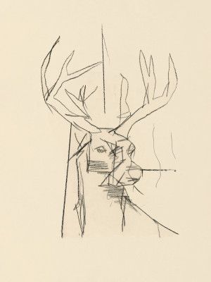 Étude Cerf (stag) No.2