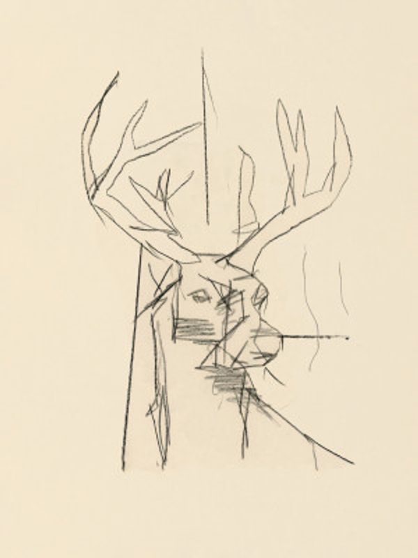 Étude Cerf (stag) No.2