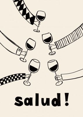 Pictufy Festive Salud Red A2