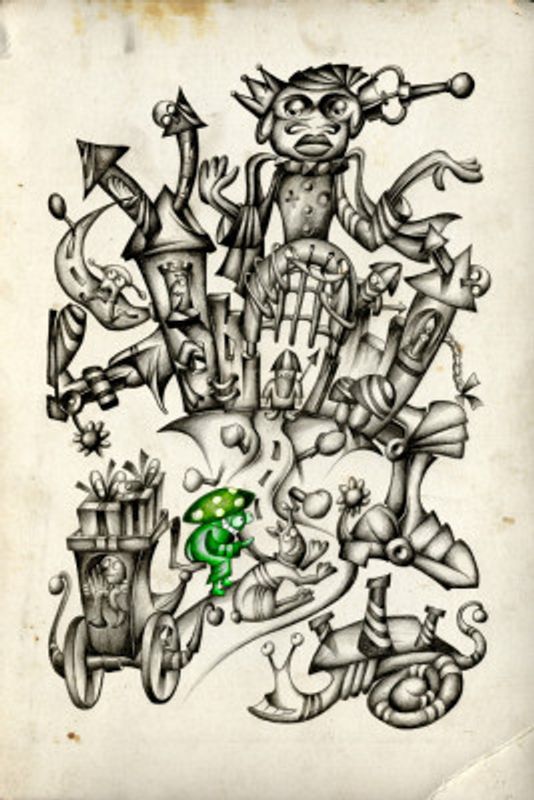 A gray mushroom cabbie No. 2