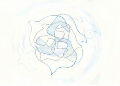 Abstract Birds In Flight