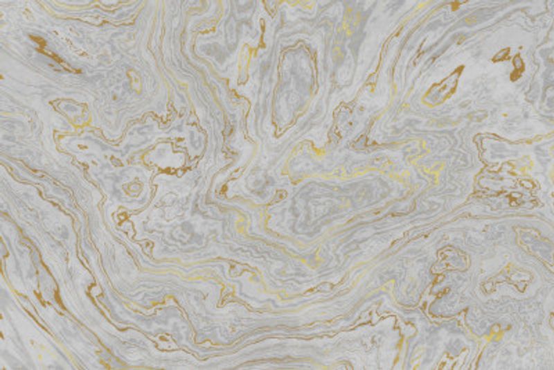 Calcatta Oro White and Gold Marble Texture I