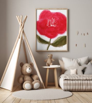 Floral In Red for Cierra