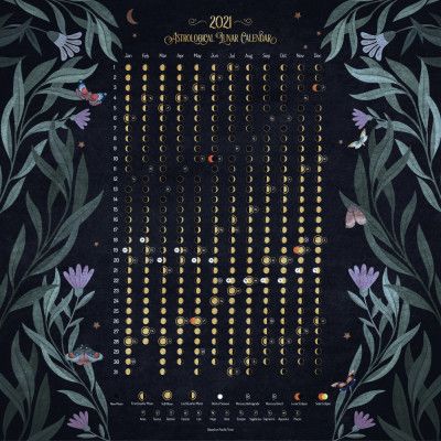 Moonlit Phases Chart