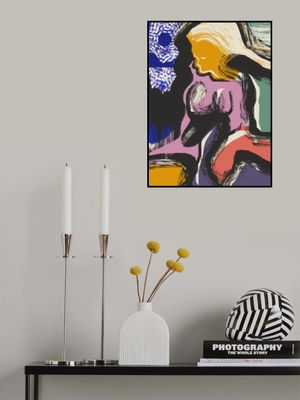 Sitting Muse Abstract