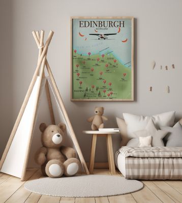 Edinburgh Scotland Map